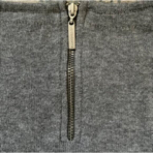 🧡3/15 Liz Claiborne Geometric Color Block Blue/Black/Gray Sweater Women's M - Picture 7 of 8